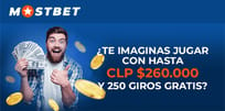 ¡Consigue el bono de MostBet de hasta CLP $260.000!