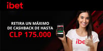 ¡Recupera hasta CLP $175.000 con el Cashback de iBet!