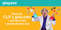 Bono de PlayZee Casino: ¡Hasta $1.500.000 + 150 Giros Gratis!