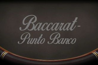 Baccarat punto banco